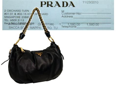 nappa chain hobo prada